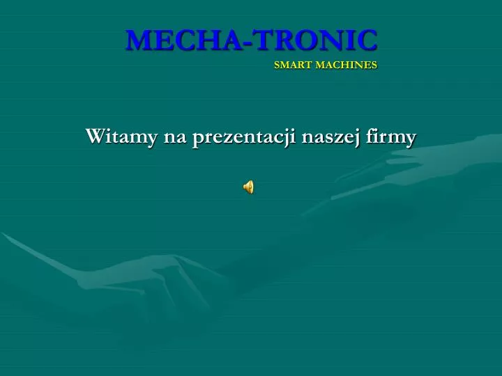mecha tronic smart machines