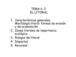 tema 6 2 el litoral