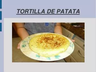 tortilla de patata