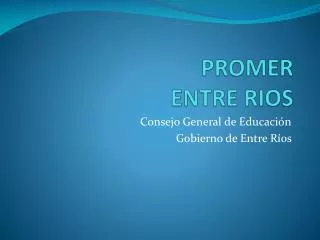 PROMER ENTRE RIOS