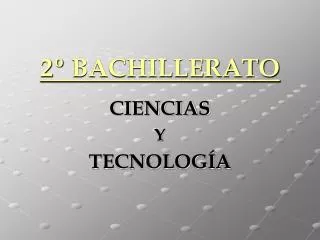 2 bachillerato