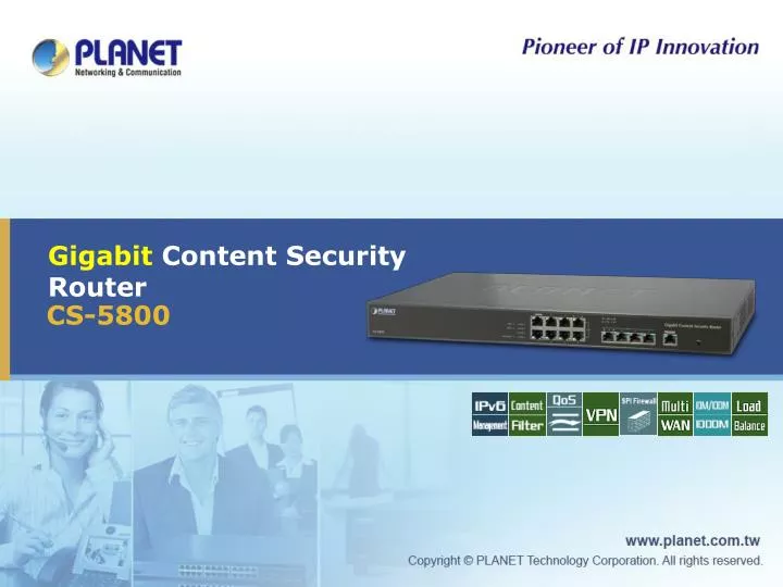 gigabit content security router