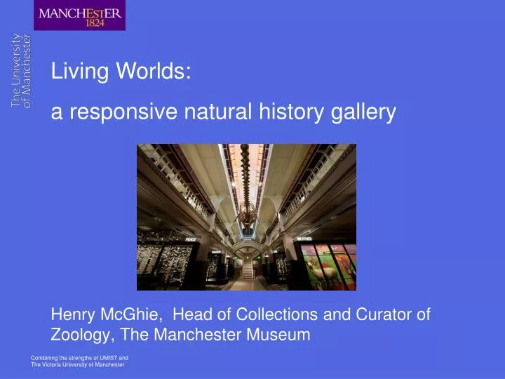 henry mcghie head of collections and curator of zoology the manchester museum