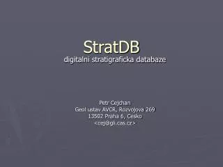 stratdb