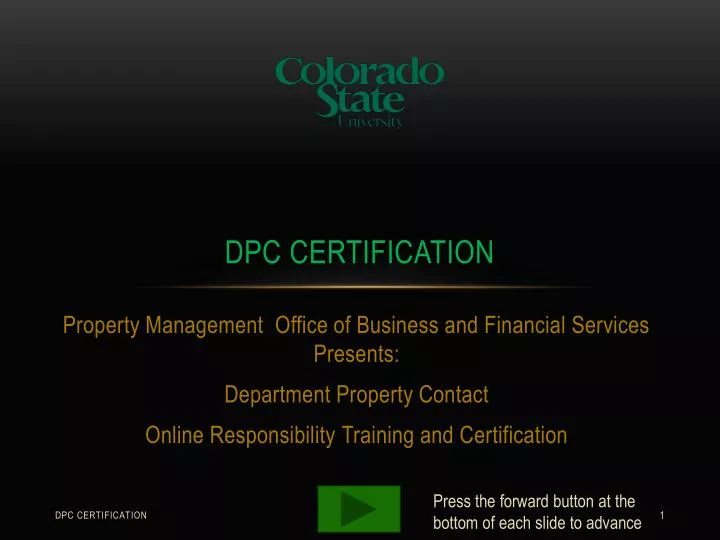 dpc certification