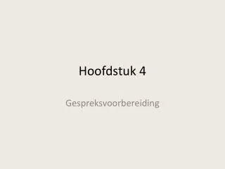 hoofdstuk 4