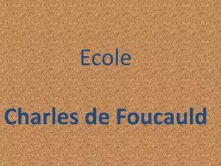 ecole charles de foucauld