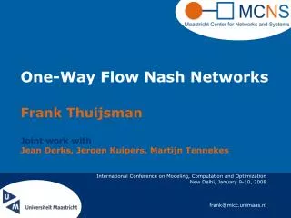 One-Way Flow Nash Networks