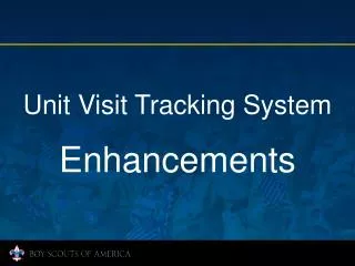 Unit Visit Tracking System