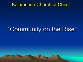 Kalamunda Church of Christ