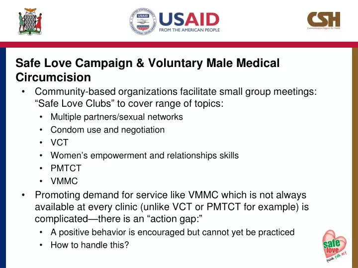 safe love campaign voluntary male medical circumcision