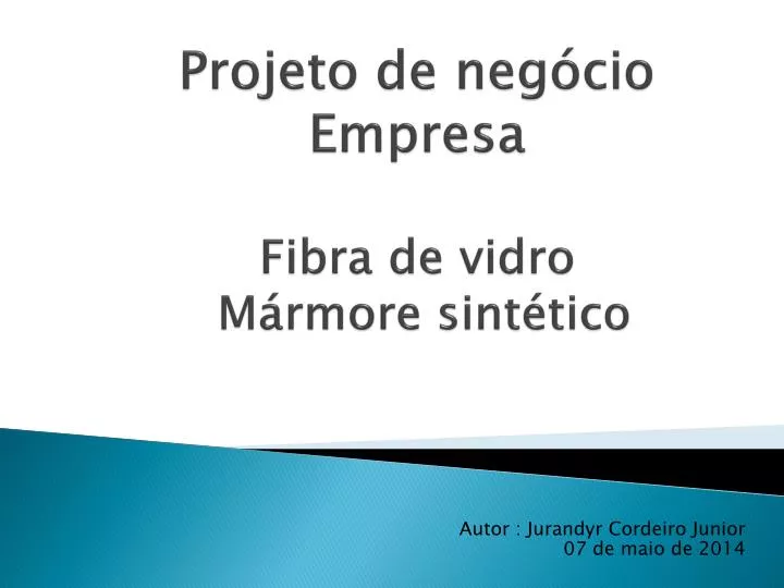 projeto de neg cio empresa fibra de vidro m rmore sint tico