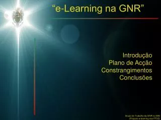 e learning na gnr