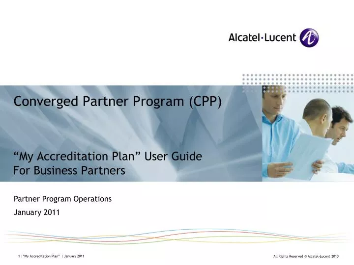 converged partner program cpp