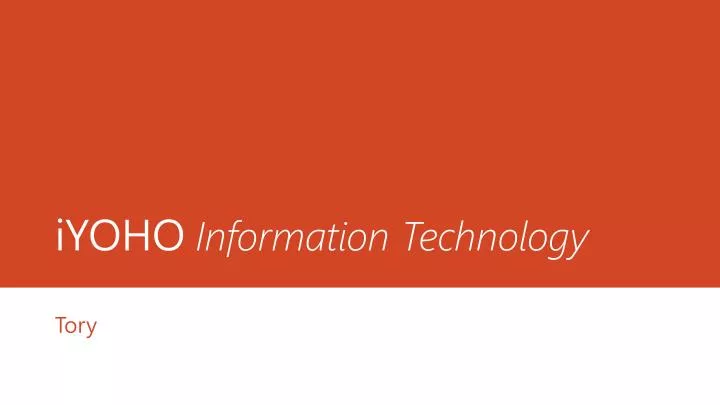 iyoho information technology