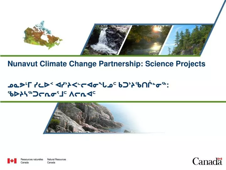 nunavut climate change partnership science projects