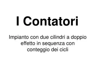 i contatori