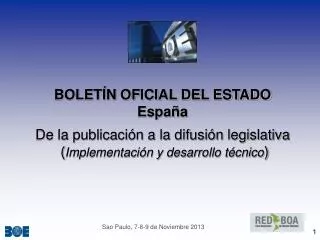 de la publicaci n a la difusi n legislativa implementaci n y desarrollo t cnico