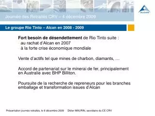 journ e des retrait s crv 4 d cembre 2009