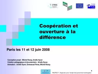 coop ration et ouverture la diff rence