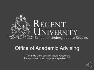 Office of Academic Advising