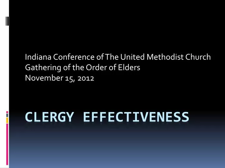 indiana conference of the united methodist church gathering of the order of elders november 15 2012