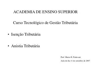 academia de ensino superior