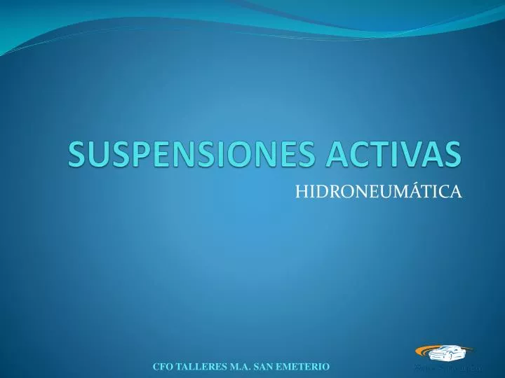 suspensiones activas