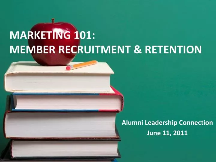 marketing 101 member recruitment retention