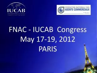 FNAC - IUCAB Congress May 17-19, 2012 PARIS
