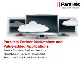 Parallels Partner Marketplace and Value-added Applications