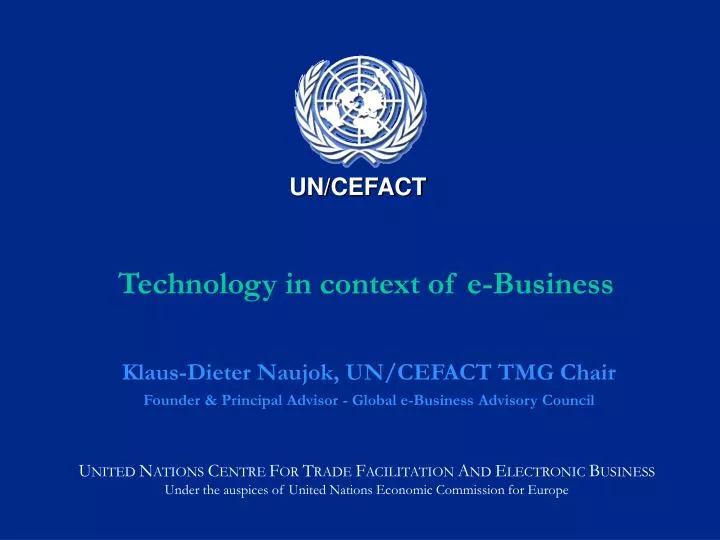 technology in context of e business