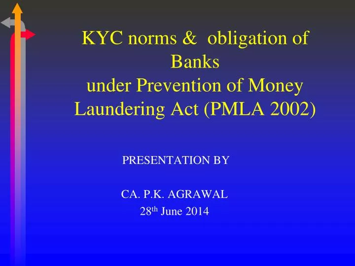 kyc norms obligation of banks under prevention of money laundering act pmla 2002
