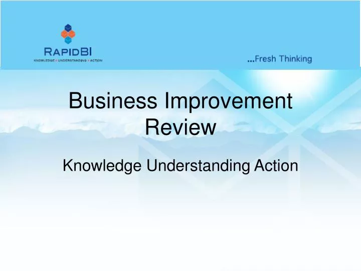 business improvement review