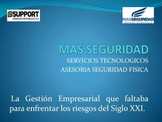 mas seguridad