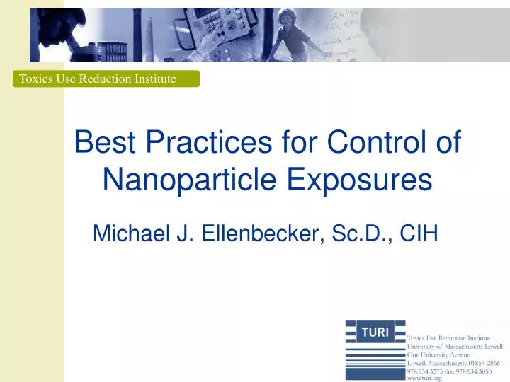 best practices for control of nanoparticle exposures