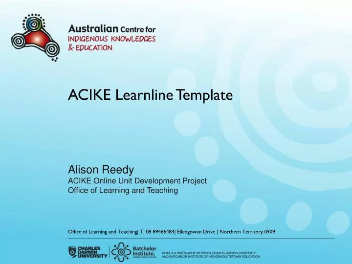 acike learnline template