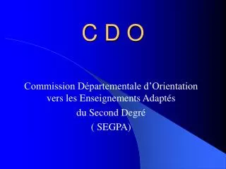 c d o