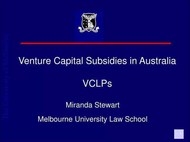 venture capital subsidies in australia vclps