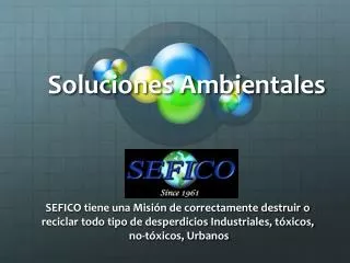 soluciones ambientales