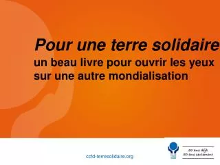pour une terre solidaire