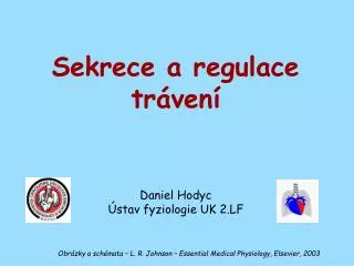 sekrece a regulace tr ven