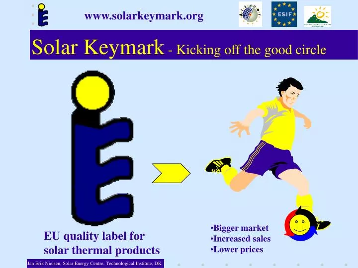 solar keymark kicking off the good circle