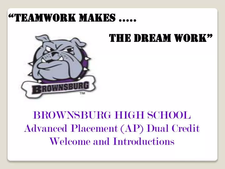 brownsburg high school advanced placement ap dual credit welcome and introductions