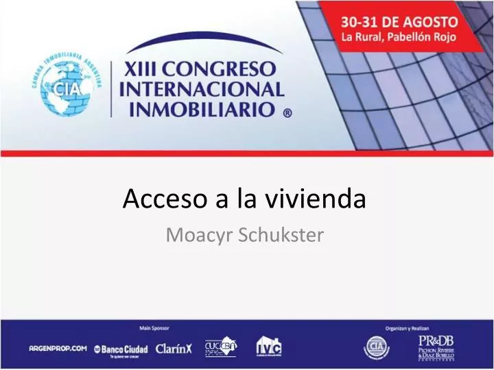 acceso a la vivienda moacyr schukster