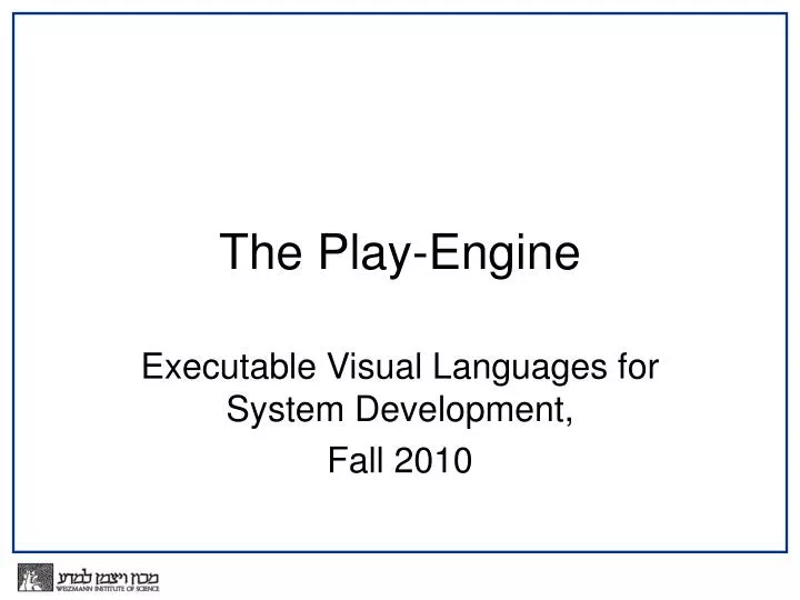 the play engine
