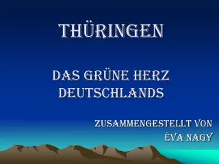 th ringen das gr ne herz deutschlands