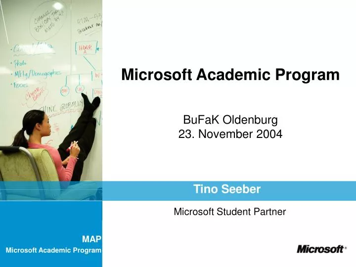 microsoft academic program bufak oldenburg 23 november 2004