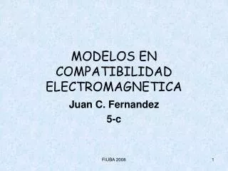 modelos en compatibilidad electromagnetica