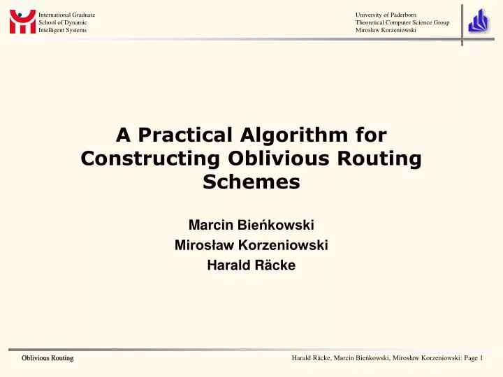 a practical algorithm for constructing oblivious routing schemes